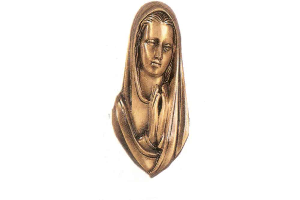 bronz Mária-fej
