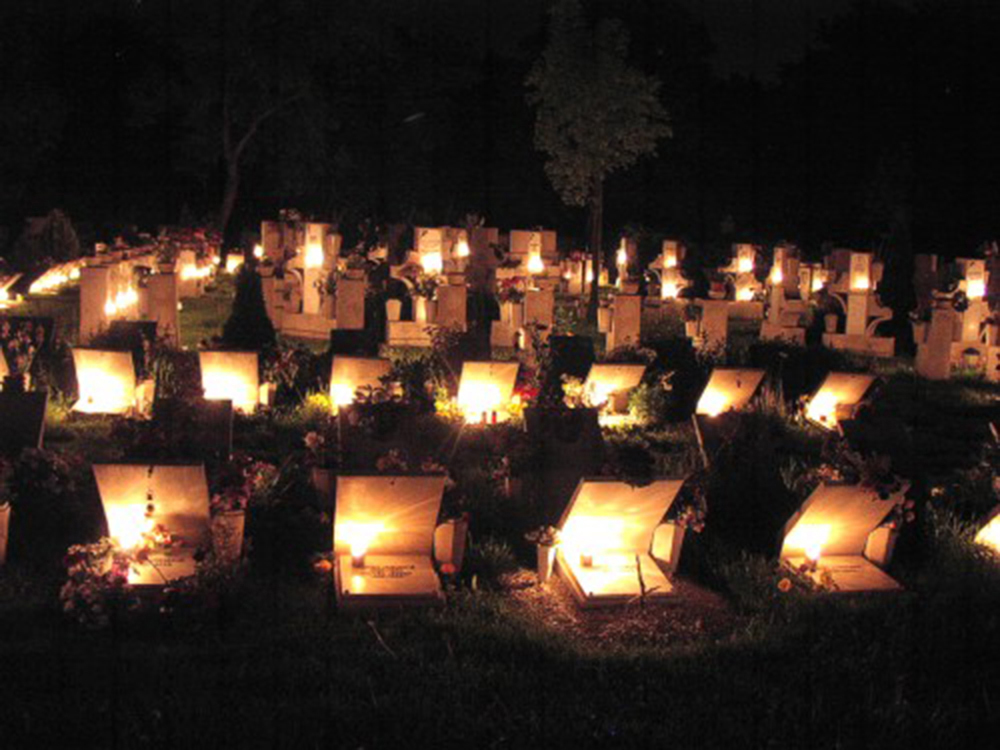 temető éjjel